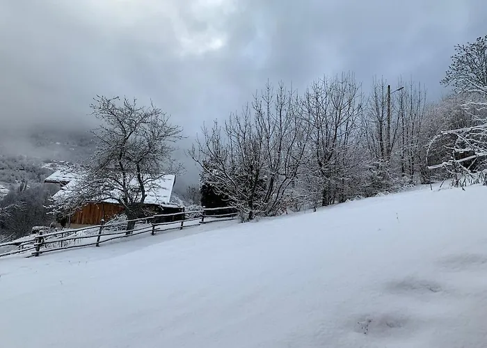 Les 3 Marmottes, 12 Personnes, Jacuzzi Horská chata *