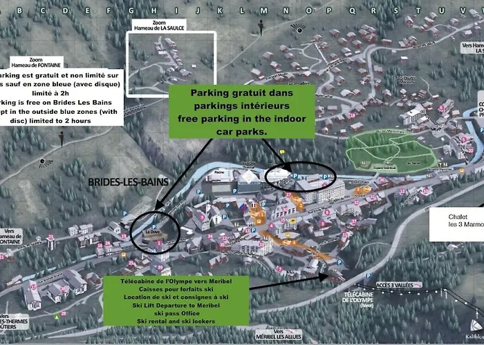 Les 3 Marmottes, 12 Personnes, Jacuzzi Chalet Courchevel