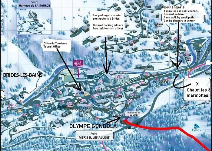 Les 3 Marmottes, 12 Personnes, Jacuzzi Courchevel
